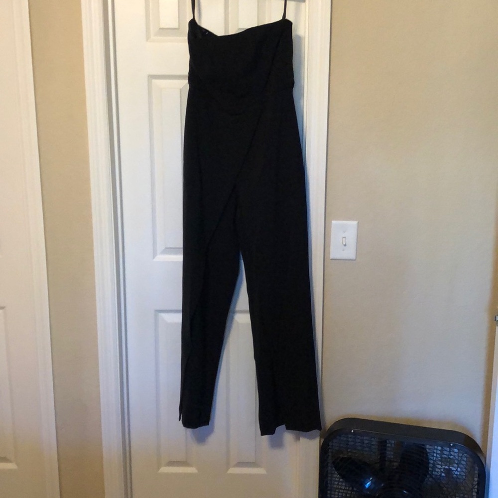 Long, black jumpsuit